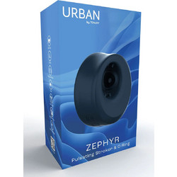 ToyJoy Urban Zephyr Δαχτυλίδι Πέους Σιλικόνης με Δόνηση Μπλε