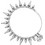 Alex and Ani Γυναικείο Βραχιόλι Βέργα Ασημί A12EB104RS