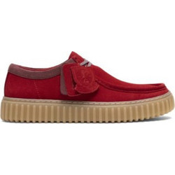 Clarks Torhill Lo Ανδρικά Μοκασίνια Boat Shoes Καστόρινα Κόκκινα 26187379