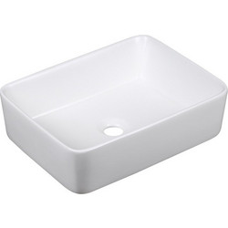 Inter Ceramic Επικαθήμενος Νιπτήρας Μπάνιου Πορσελάνης 48x37.5x13.5cm Λευκός ICB863