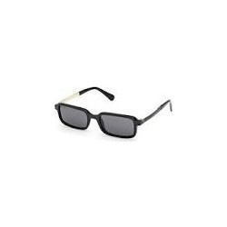 Max & Co MO0159 01A Ανδρικά Γυαλιά Ηλίου Ορθογώνια Κοκάλινα Γκρι Κόκκινο με Μαύρο Φακό