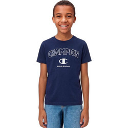 Champion All-Over Graphic Παιδικό T-Shirt Κοντομάνικο Navy Μπλε 307554-BS561