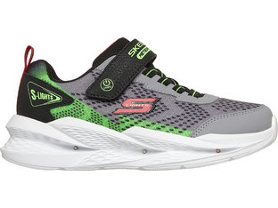 Skechers Παιδικά Sneakers με Φωτάκια Γκρι Lime 401490LC-GYBK