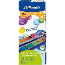 Pelikan Σετ Νερομπογιές 12 Χρώματα 720854