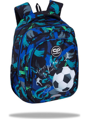 CoolPack Fast Football Σχολική Τσάντα Πλάτης Δημοτικού Μπλε F163967