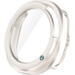 Volte-Tel Edge Cover Πλαστική Θήκη Tempered Glass για Samsung Galaxy Watch 8 Classic 46mm Μπεζ