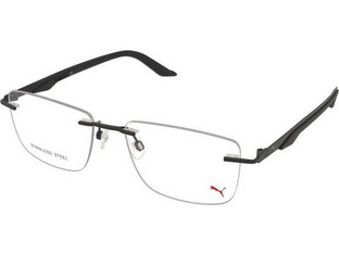 Puma PU0455O 001 Ανδρικός Σκελετός Γυαλιών Οράσεως Κοκάλινος Μαύρος