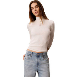 Calvin Klein Γυναικεία Πλεκτή Μπλούζα Εκρού LV047D203G-P74