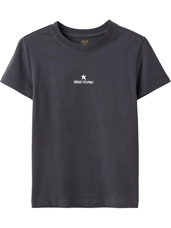 OVS Παιδικό T-Shirt Κοντομάνικο Ανθρακί 2768639