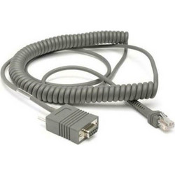 Datalogic CAB-362 Καλώδιο Spiral RS-232 DB9 Female to RJ45 1.83m Grey