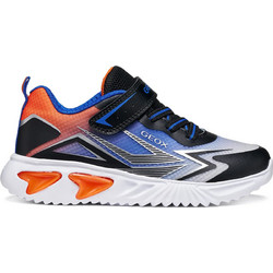 Geox Assister Παιδικά Sneakers με Φωτάκια Navy Μπλε Πορτοκαλί J66DZB02A9JC0038