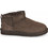 UGG Classic Ultra Mini Ανδρικά Chelsea Μποτάκια Δερμάτινα Καφέ με Γούνα 1137391-DDC
