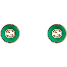 Gucci Interlocking G Γυναικεία Σκουλαρίκια Καρφωτά από Xρυσό 18K YBD78655400200U