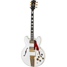 Epiphone Alex Lifeson 1976 Ηλεκτρική Κιθάρα Semi-Hollow με Μαγνήτες HH & Ταστιέρα Ebony Alpine White