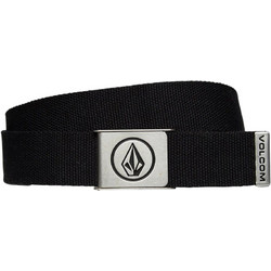 Volcom Circle Ανδρική Ζώνη Υφασμάτινη Μαύρη D5932102-BLK