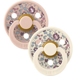 BIBS x Liberty Colour Ανατομικές Πιπίλες Καουτσούκ 6-18m Eloise Blush Mix 2τμχ