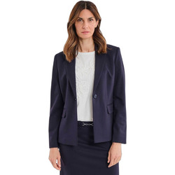 Gerry Weber Γυναικείο Σακάκι Μακρύ Υφασμάτινο Navy Μπλε N70150734038