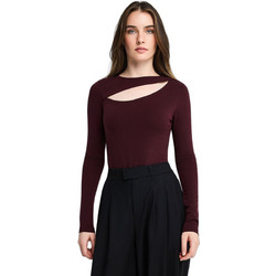Funky Buddha Γυναικείο Χειμερινό Top Ριπ Μπορντό FBL014-108-17