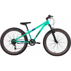 Alpina Dirty Παιδικό Mountain Bike 24" με 7 Ταχύτητες Τιρκουάζ Μαύρο