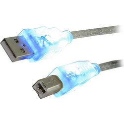 MediaRange MRCS109 Καλώδιο Braided USB-A Male 2.0 to USB-B Male 1.8m Blue