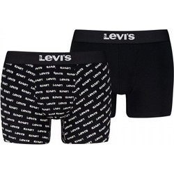 Levi's Ανδρικά Μποξεράκια Σετ 2Pack Μαύρα 701238012-001