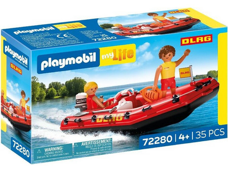 Playmobil My Life Ναυαγοσωστική Λέμβος για 4+ Ετών 72280