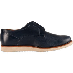 Northway Ανδρικά Σκαρπίνια Derby Δερμάτινα Navy Μπλε 456