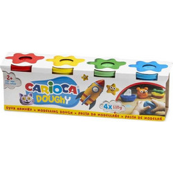 Carioca Doughy Πλαστοζυμαράκια Σετ 4 Βαζάκια
