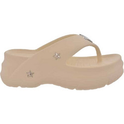 Jomix Γυναικείες Σαγιονάρες Flatforms Αντιολισθητικές Λευκές 260268