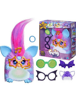 Hasbro Furby Mainline Vibes Interactive Blue Razz