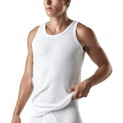 Apple Boxer Αμάνικα Ανδρικά Φανελάκια Βαμβακερά Σετ 2Pack Λευκά 0312130