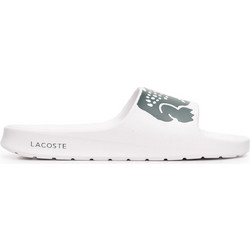 Lacoste Γυναικείες Παντόφλες Καλοκαιρινές Αντιολισθητικές Κολυμβητηρίου Λευκές 7-41CFA00351R5