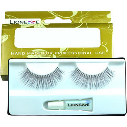 Lionesse ΝΕ-705 Βλεφαρίδες Ενιαίες Σετ με Κόλλα 2τμχ 8697888018580