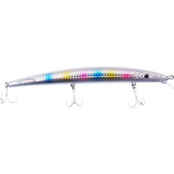 FishUs Espetron Long Minnow Τεχνητό Δόλωμα Ψαράκι 18.5cm 32gr Rainbow White