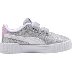 Puma Carina 3.0 Παιδικά Sneakers Ασημί Ροζ 408377-01