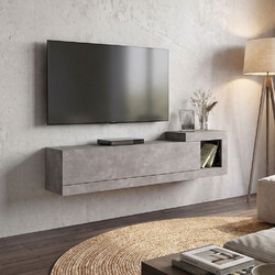 Megapap Κρεμαστό Έπιπλο Τηλεόρασης Ξύλινο Μ150xΠ29.6xΥ38.6cm Volare GP042-0187,7