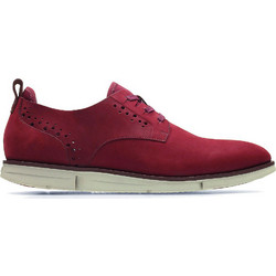 Clarks Trigen Lace Bricks Ανδρικά Σκαρπίνια Derby από Καστόρι Μπορντό 26126828
