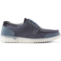 Canguro Ανδρικά Μοκασίνια Boat Shoes Καστόρινα Navy Μπλε E063-100
