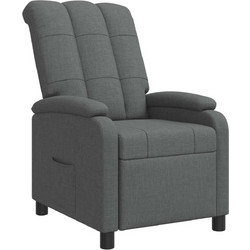 vidaXL Πολυθρόνα Relax Ανακλινόμενη Ανθρακί 42034958