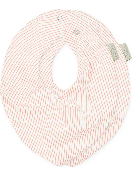 Cam Cam Copenhagen Classic Σετ Σαλιάρες Μπαντάνα από 100% Βαμβάκι με Κουμπί Ροζ 2τμχ