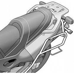 Shad Πλαϊνές Βάσεις Αποσκευών Μηχανής για Honda Varadero XL1000V '99-'06