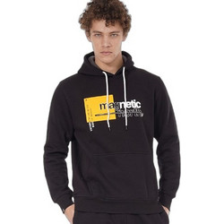 Magnetic North Ανδρικό Φούτερ με Κουκούλα & Τσέπες Μαύρο 22052