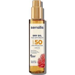 Sensilis Tan Optimizer Αδιάβροχο Λάδι Μαυρίσματος Σώματος SPF50 150ml
