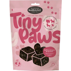 Hobbitalf Tiny Paws with Beef Heart Cubes 80gr