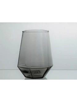 Cristar Σετ Ποτήρια Νερού Γυάλινα Γκρι 518ml 12τμχ 0801652