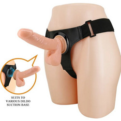 Pretty Love Tom Harness Strap On με Dildo 14.5cm Flesh