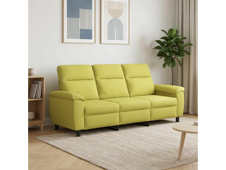 vidaXL Τριθέσιος Καναπές Lime 214x90x95cm 42040981