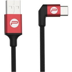 Pgytech P-GM-124 Braided Angle 90° USB-A to USB-C 3.5m Black Red