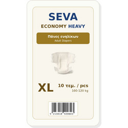 Seva Economy Heavy XLarge Πάνες Ακράτειας 10τμχ