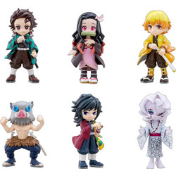 Bushiroad Demon Slayer Kimetsu no Yaiba PalVerse Φιγούρες 9cm 6 τμχ